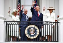 Re Carlo III, lezione di stile a Trump al Congresso Re Carlo III Trump