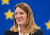 Metsola al Meeting di Rimini: «uniti o andremo verso il declino» Metsola