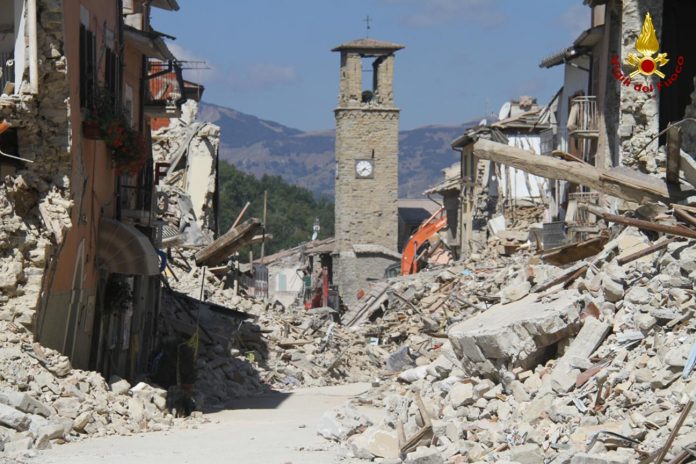 vigilifuoco Amatrice 10 anni dopo